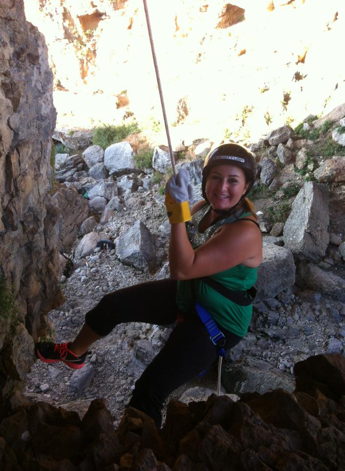 Rock climbing- Katia